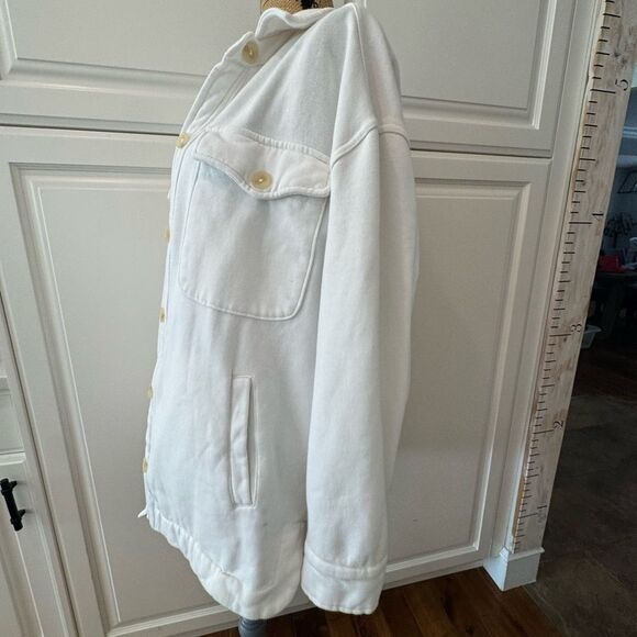 Urban outfitters Women's White Button-Up Jacket - Picture 2 of 7